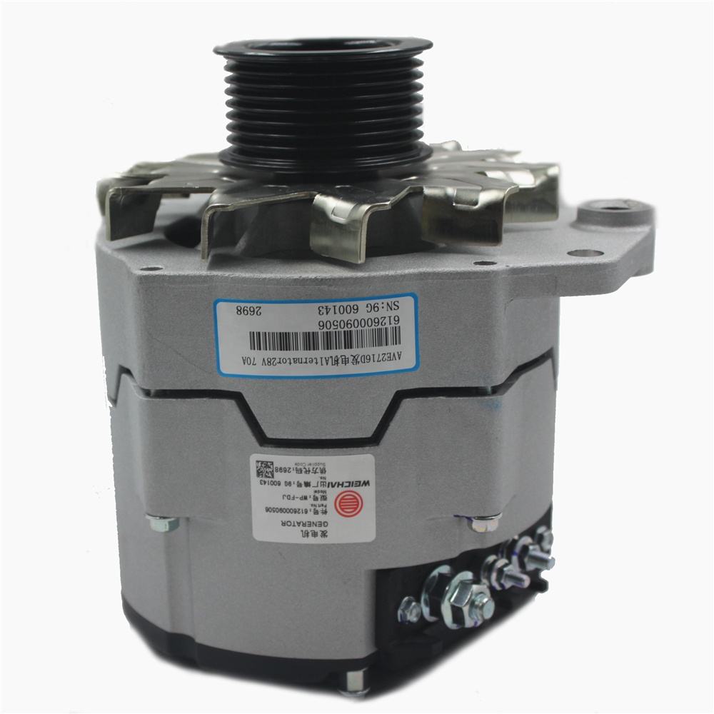 612600090506 Kuorma-auton WD615 WP10 moottorin osien laturi Weichai Sinotruck Shacmanille